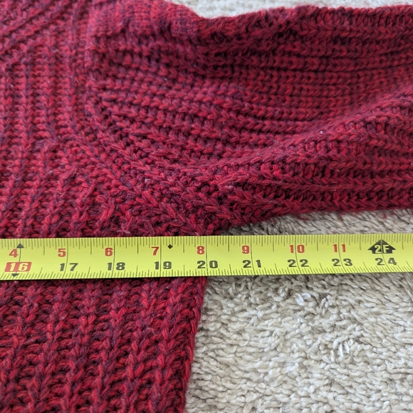 Evereve John + Jenn Chunky Cable Knit Marled Sweater Soft Ribbed - Picture 6 of 8